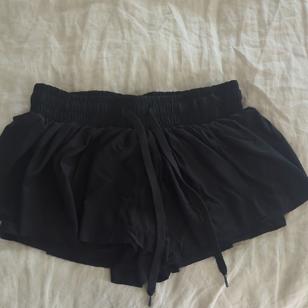 Stylish Black Kids Skorts